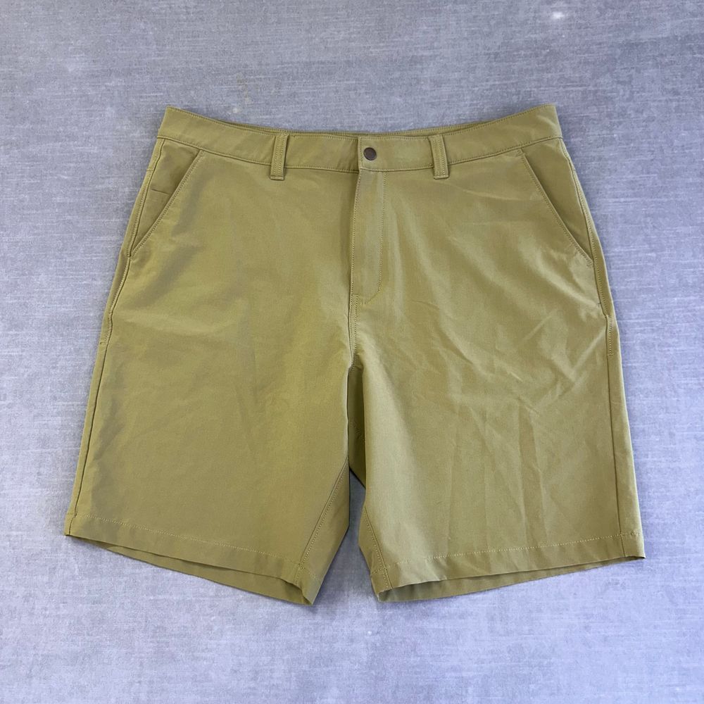 Alpine Design‎ Shorts Mens 38 Olive Modern Fit Comfort Stretch Chinos Casual
